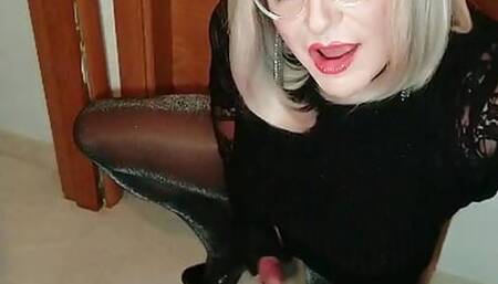 Secretary trans big tits