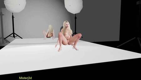 Margot Nude Modeling Session