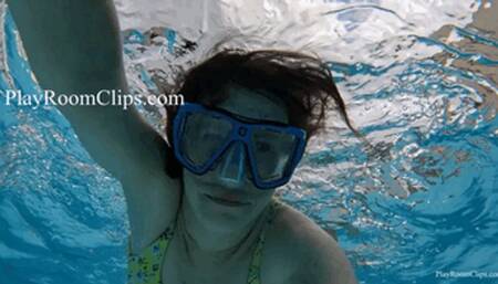 Blue Diving Mask -720p