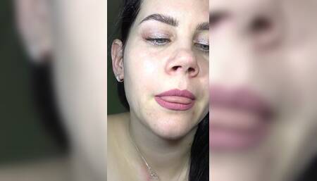 Anna Shows Her Nose and Was Tied up