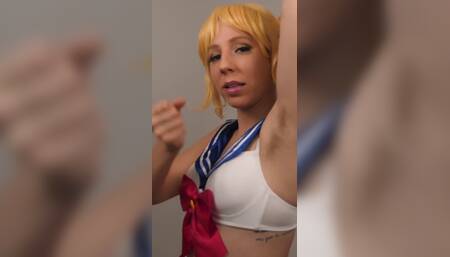 Jerking It to Sailor Moon's Hairy Pits
