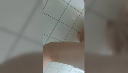 Anal Toy Fucking in the Shower