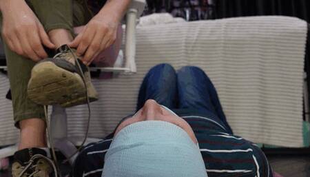 Sweaty feet for slave (small4phone)