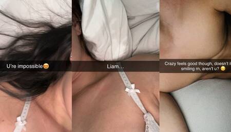 Wife got tempted by neighbor next door and she ends up cheating on her husband on Snapchat
