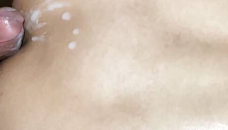 Crot in the ass of a hot chick