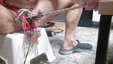 Penis Bondage and Electro