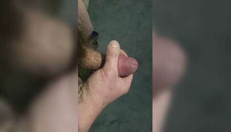 Cock is hard, stroking & edging
