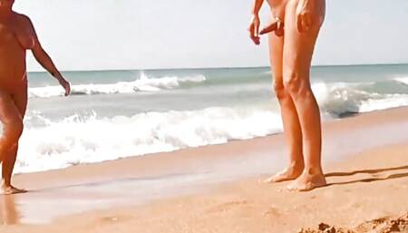 Stranger fucked me on the beach in public
