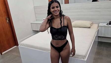 Larissa Goulart's First Anal Scene with Jr Doidera - Rough POV Fuck Leaves Her Wet and Screaming