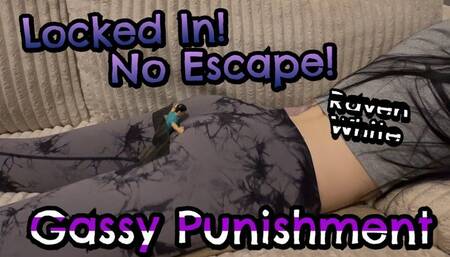 Taped to Raven's Gassy Ass!