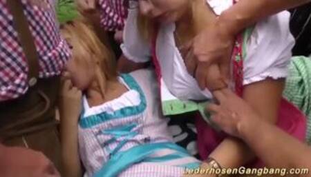 german outdoor gangbang party orgy
