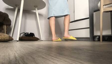 Slippers and feet!