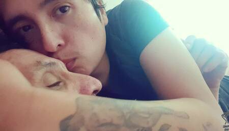 Kissing my Sweet Boy in the Morning