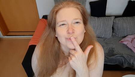 Curly_Dreams Give me your cream in my face