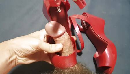 Cum In Red Melissa High Heels