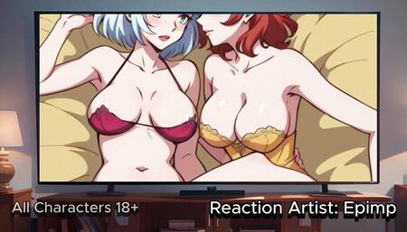 Reacting to HOT Anime Lesbians