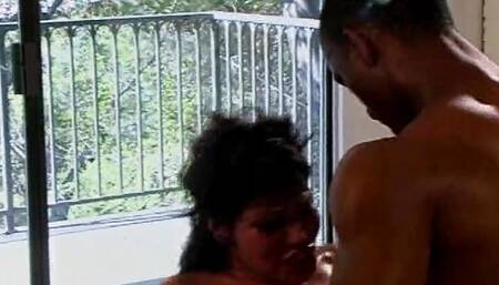 Allstar MILF with big tits gets DP drilled by several dudes