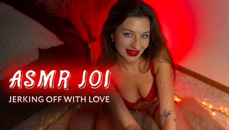 ASMR JOI. Sexy passionate brunette Amy Haze with love Mic Pumping Your Cock