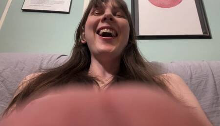 Giantess Shoves You In Her Pisshole and Masturbates (mp4)