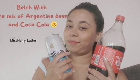 Burps mixing Two carbonated drinks