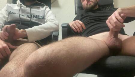 Watching Porn with My Friend and Jerking off