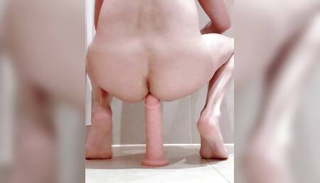 Smooth boy 9inch dildo fun