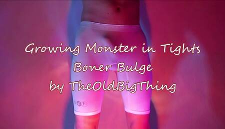 Growing Monster in Tights - My Boner Bulge