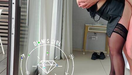 I suck my landlord to pay the rent and he sodomizes me against the window and on the bed