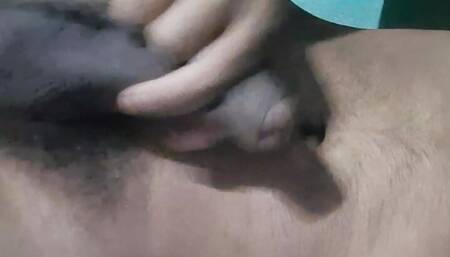 Alone boy with sexy body masturbates and cum