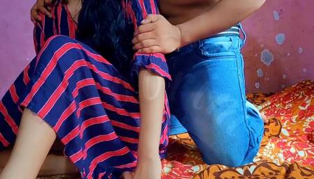 Desi Aunty did dirty work with two boys-Hindi Clean