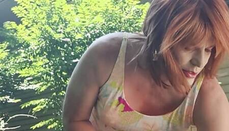 Oiling It up Outside!