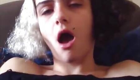 Teen Caught by Boyfriend Playing with Ass and Took Cum in the Face