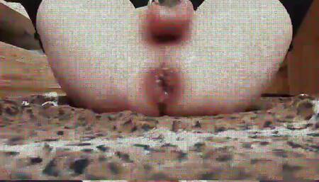 Vladasexytrans Streched Hole and Play with Anal