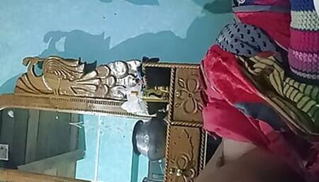 My wife Seema night riding
