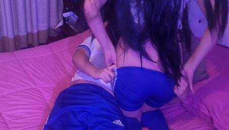 Real Video of a Student with Her Classmate, She Asks Him to Cum Her Inside and She Likes It