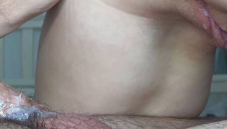 His pulsating cock filled me with cum 3 times!