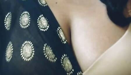Hot Sexy Desi Girl Suck Boobs Show Nipple Rubing.