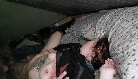 Sharing Bed with Stepsister Who Loves to Fuck Me.