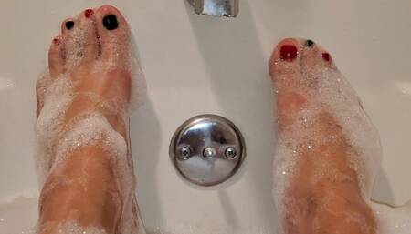 Decided to film myself taking a bath