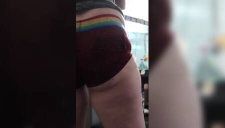 Ass Tease in Booty Shorts