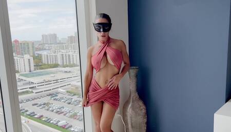 New Masked Sex Video This Was Right Before Going to a Business Brunch Lol...that's Why I'm Dressed up but I Got the Sudden Urge