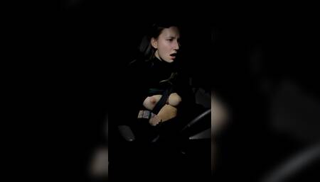 Driving Naked and Masturbation on a Highway