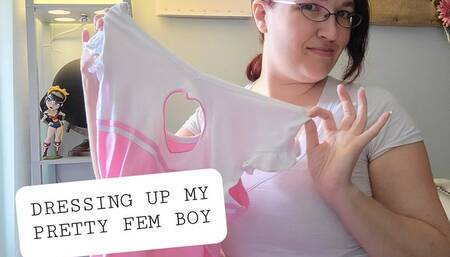 Dressing up my Pretty Sissy Fem Boy - Sissification