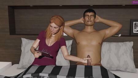 My Stepbrother's Wife #4 Jennifer stroked the cock with her hand