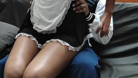Seduced by the sexy maid