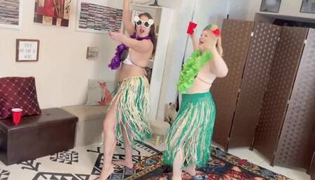 Hula Competiton REMATCH WEDGIE - AMI MERCURY & GIA LOVE
