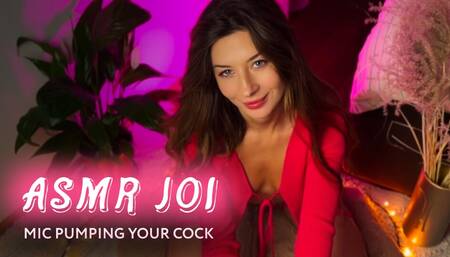 ASMR JOI. Your sweet brunette Fast and Aggressive Mic Pumping Your Cock. Amy Haze