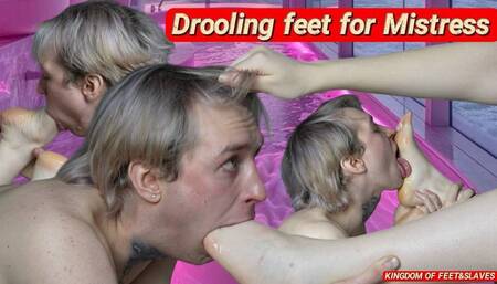 Drooling feet for Mistress (HD 720p MP4 )