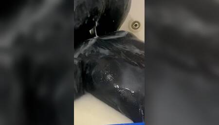 Playing in Cum with Gloomy Babe, Full - Alex Latex