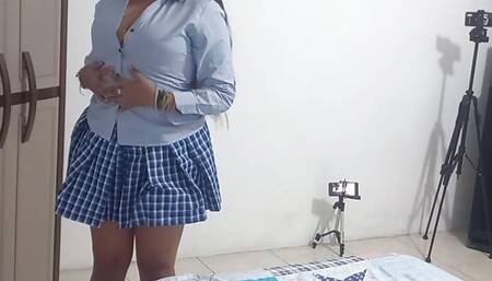 Real 18-year-old student gets started in adult content creation